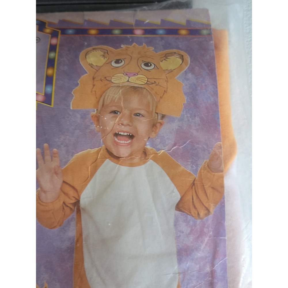 Vintage Rubie's Soft 'N Cuddly Lion Costume Child Size 2-4 Plush Halloween... - Picture 2 of 11
